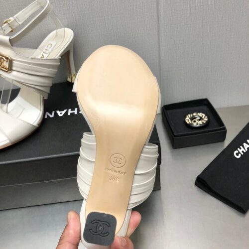 High Quality Luxury Chanel New High Heel Sandals – Style 44166 product detail