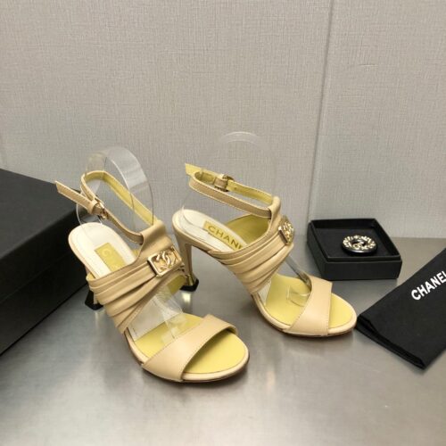 High Quality Luxury Chanel New High Heel Sandals – Style 39078