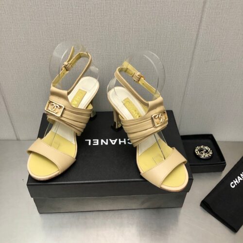 High Quality Luxury Chanel New High Heel Sandals – Style 39078 product detail