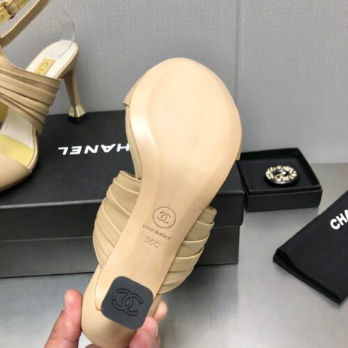 High Quality Luxury Chanel New High Heel Sandals – Style 39078 product detail