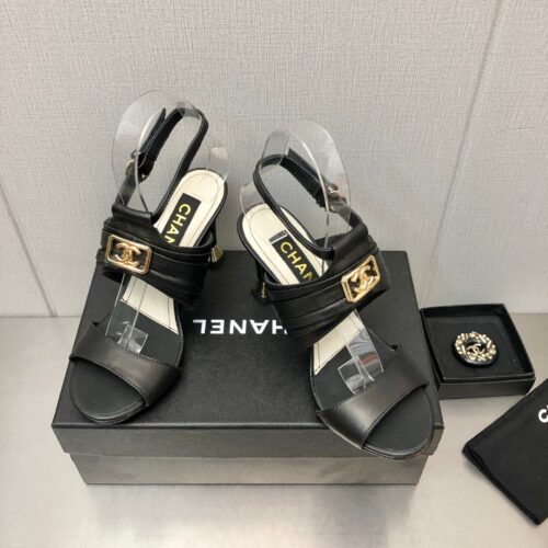 High Quality Luxury Chanel New High Heel Sandals – Style 47558 product detail
