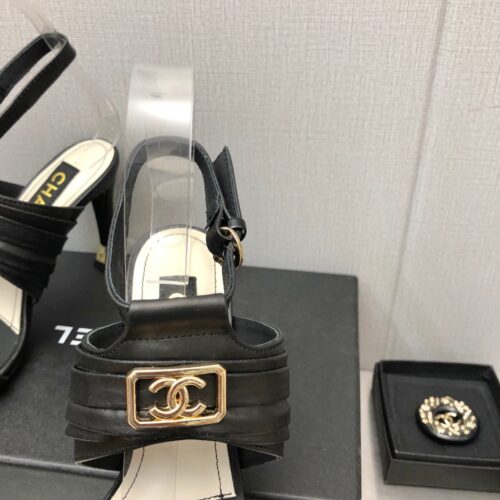 High Quality Luxury Chanel New High Heel Sandals – Style 47558 product detail