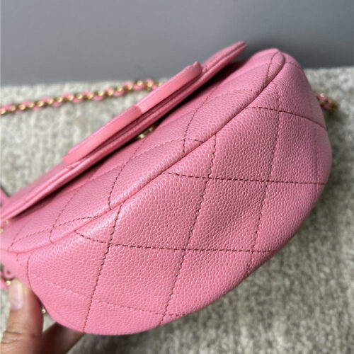 High Quality Luxury Chanel Pink Saddle Bag product detail