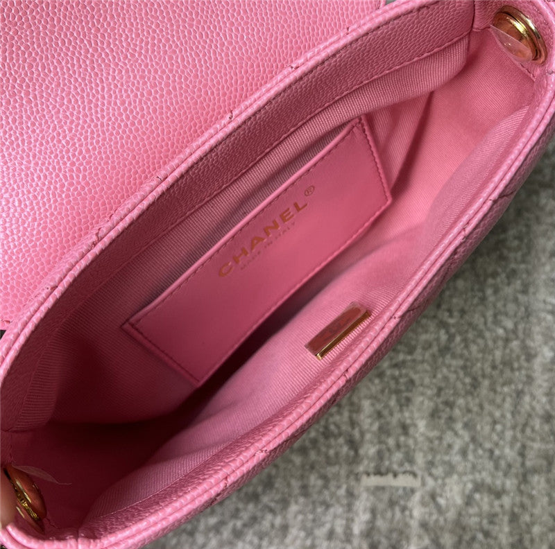 High Quality Luxury Chanel Pink Saddle Bag product detail