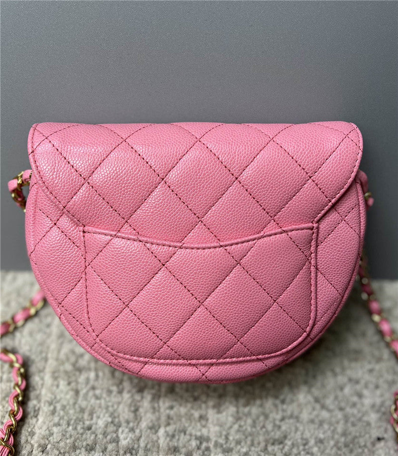 High Quality Luxury Chanel Pink Saddle Bag product detail