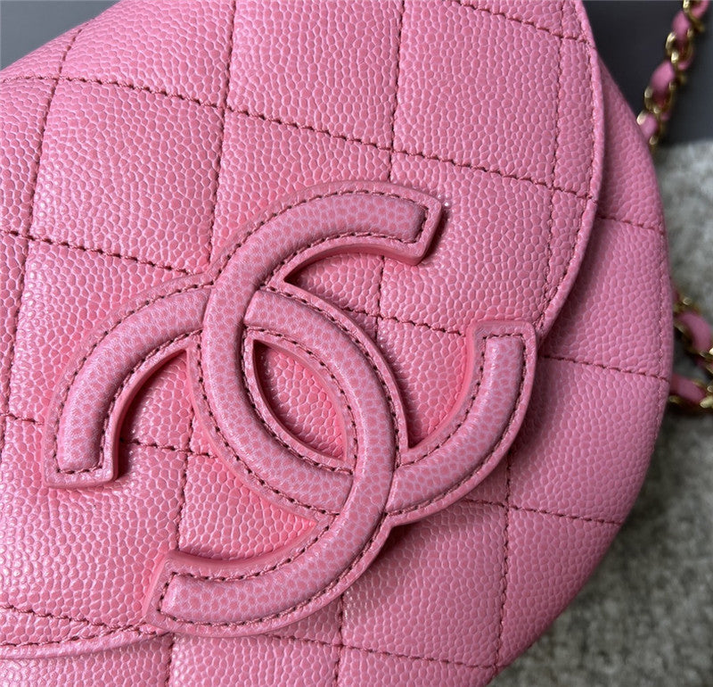 High Quality Luxury Chanel Pink Saddle Bag product detail