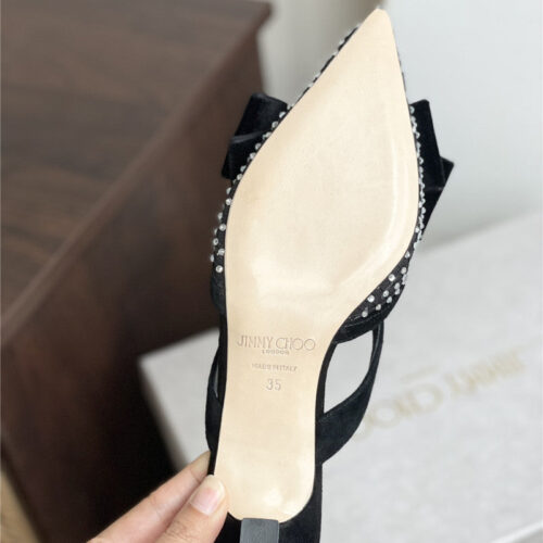 High Quality Luxury Jimmy Choo Bow-Embellished Sandals – Style 26871 product detail