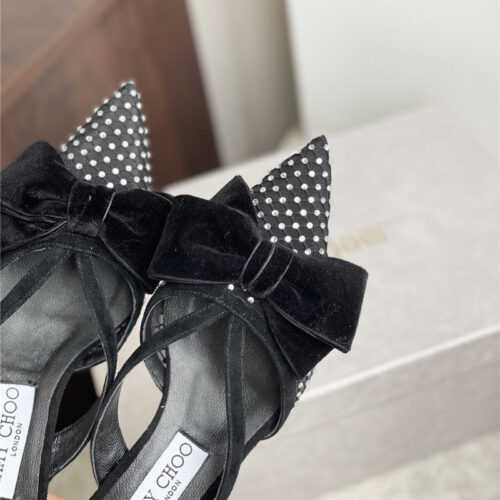 High Quality Luxury Jimmy Choo Bow-Embellished Sandals – Style 26871 product detail