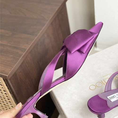High Quality Luxury Jimmy Choo Bow-Embellished Sandals – Style 20087 product detail