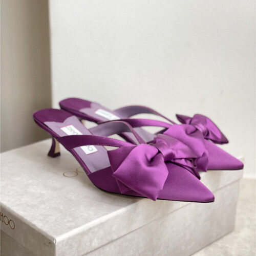 High Quality Luxury Jimmy Choo Bow-Embellished Sandals – Style 20087