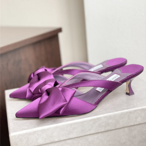 High Quality Luxury Jimmy Choo Bow-Embellished Sandals – Style 20087 alternate view