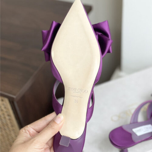 High Quality Luxury Jimmy Choo Bow-Embellished Sandals – Style 20087 product detail