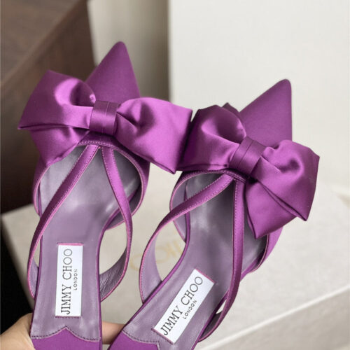 High Quality Luxury Jimmy Choo Bow-Embellished Sandals – Style 20087 product detail