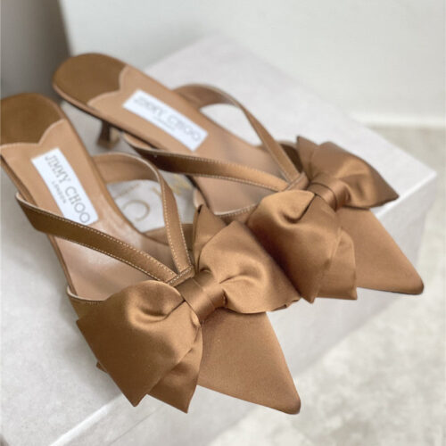High Quality Luxury Jimmy Choo Bow-Embellished Sandals – Style 78839 product detail