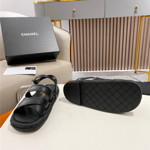 High Quality Luxury Chanel Early Spring Vacation Series New Sandals And Slippers – Style 58118 product detail