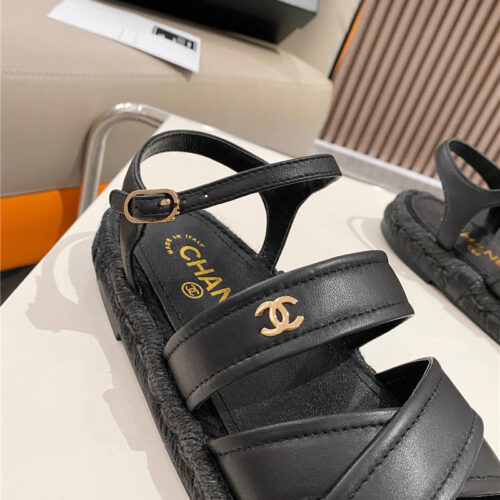 High Quality Luxury Chanel Early Spring Vacation Series New Sandals And Slippers – Style 58118 product detail