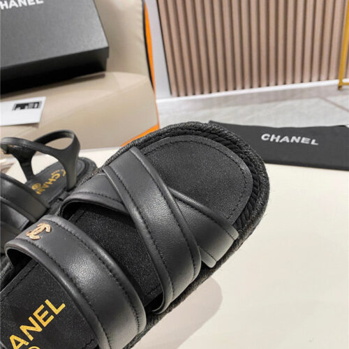 High Quality Luxury Chanel Early Spring Vacation Series New Sandals And Slippers – Style 58118 product detail