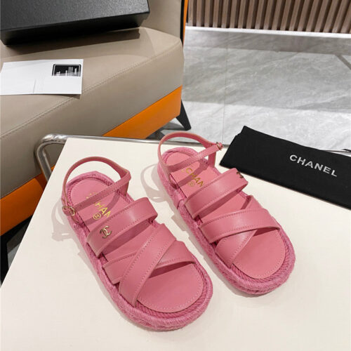 High Quality Luxury Chanel Early Spring Vacation Series New Sandals And Slippers – Style 28742 product detail