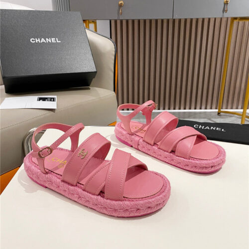 High Quality Luxury Chanel Early Spring Vacation Series New Sandals And Slippers – Style 28742 product detail