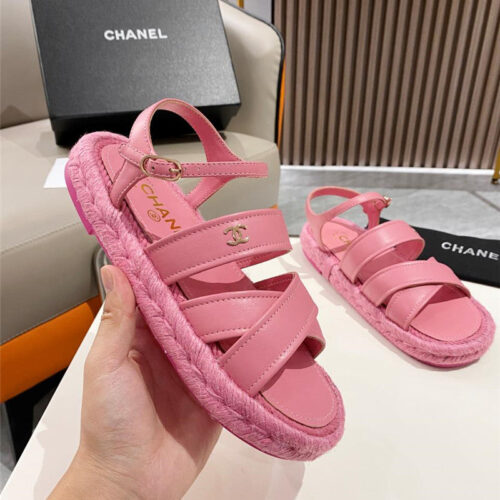 High Quality Luxury Chanel Early Spring Vacation Series New Sandals And Slippers – Style 28742 product detail