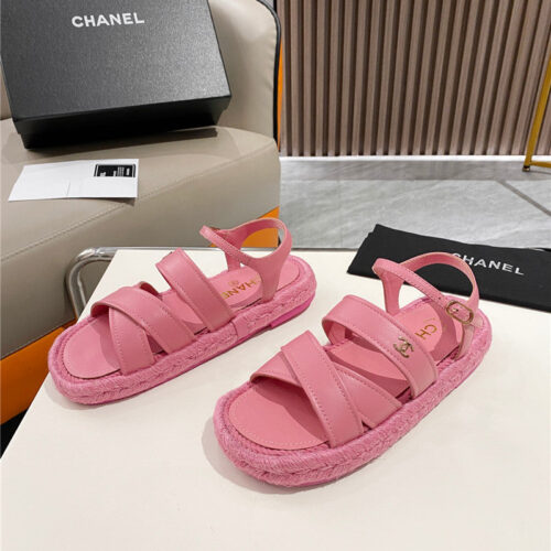High Quality Luxury Chanel Early Spring Vacation Series New Sandals And Slippers – Style 28742