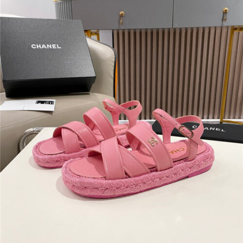 High Quality Luxury Chanel Early Spring Vacation Series New Sandals And Slippers – Style 28742 product detail