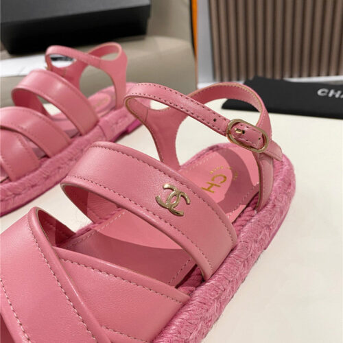 High Quality Luxury Chanel Early Spring Vacation Series New Sandals And Slippers – Style 28742 product detail