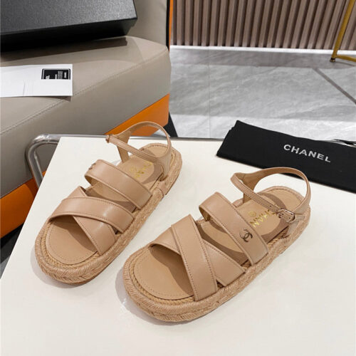 High Quality Luxury Chanel Early Spring Vacation Series New Sandals And Slippers