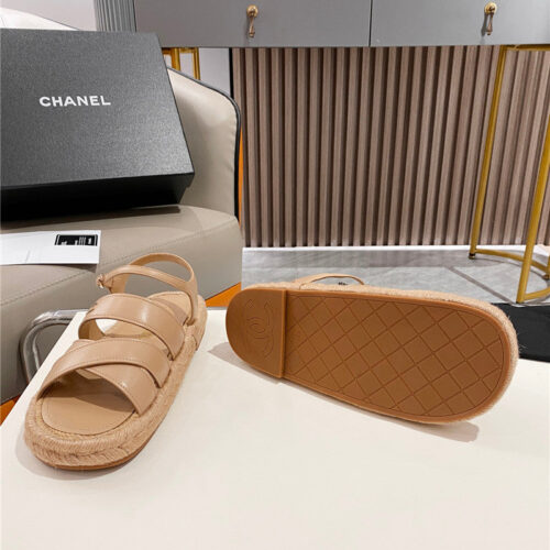 High Quality Luxury Chanel Early Spring Vacation Series New Sandals And Slippers alternate view