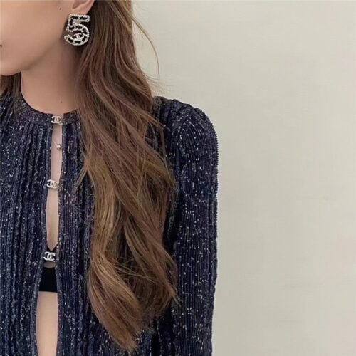 High Quality Luxury Chanel No. 5 Chain Earrings product detail