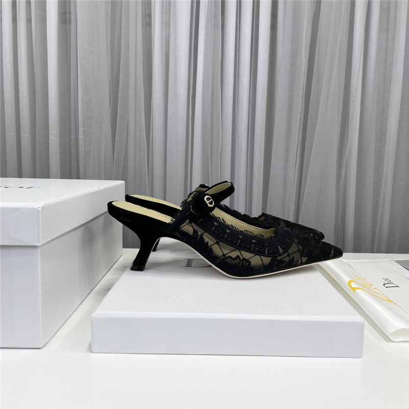 High Quality Luxury Dior High Heel Bowknot Color Matching Womens Shoes – Style 98790 product detail