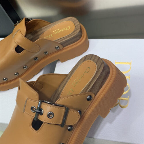 High Quality Luxury Dior Womens Rivet Punk Style Shoes product detail