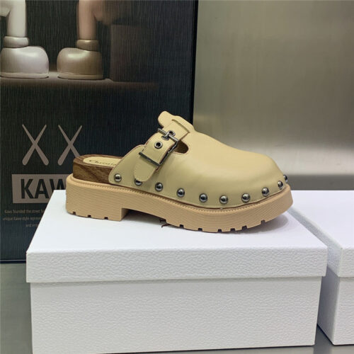 High Quality Luxury Dior Womens Rivet Punk Style Shoes – Style 86630 product detail