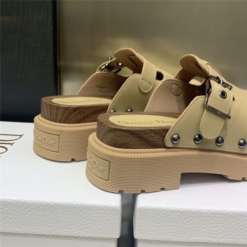 High Quality Luxury Dior Womens Rivet Punk Style Shoes – Style 86630 product detail