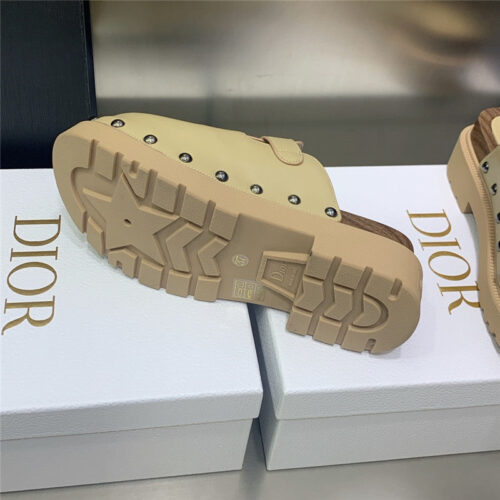 High Quality Luxury Dior Womens Rivet Punk Style Shoes – Style 86630 alternate view