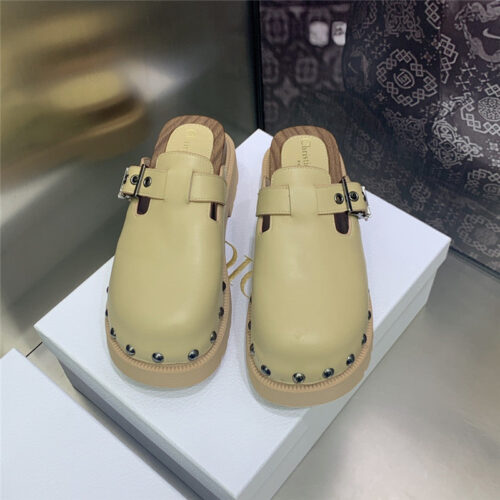 High Quality Luxury Dior Womens Rivet Punk Style Shoes – Style 86630 product detail
