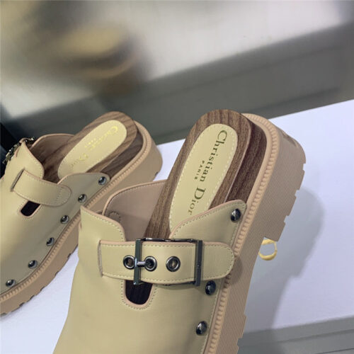 High Quality Luxury Dior Womens Rivet Punk Style Shoes – Style 86630 product detail