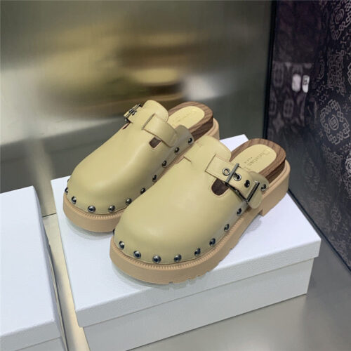 High Quality Luxury Dior Womens Rivet Punk Style Shoes – Style 86630