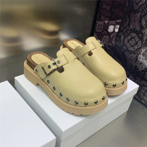 High Quality Luxury Dior Womens Rivet Punk Style Shoes – Style 86630 product detail