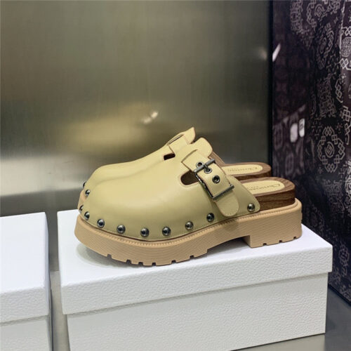 High Quality Luxury Dior Womens Rivet Punk Style Shoes – Style 86630 product detail