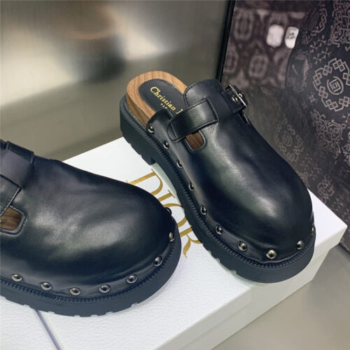 High Quality Luxury Dior Womens Rivet Punk Style Shoes – Style 16006 product detail