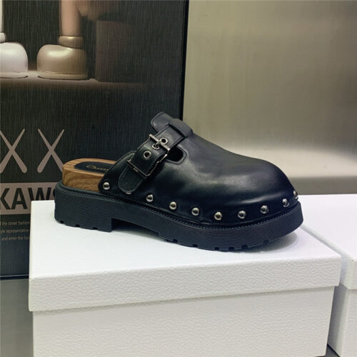 High Quality Luxury Dior Womens Rivet Punk Style Shoes – Style 16006 product detail