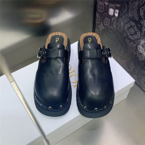 High Quality Luxury Dior Womens Rivet Punk Style Shoes – Style 16006 product detail