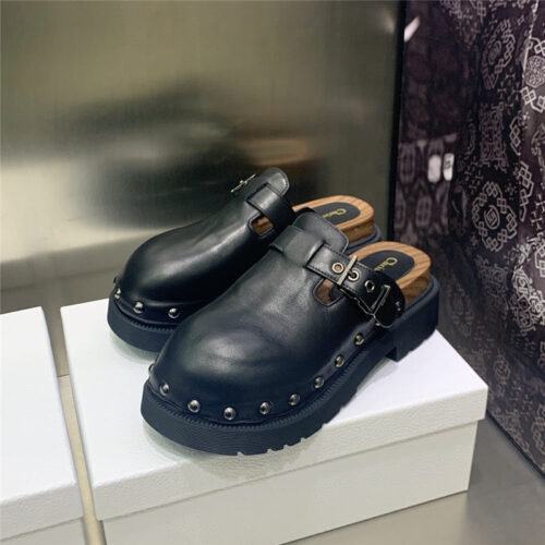High Quality Luxury Dior Womens Rivet Punk Style Shoes – Style 16006