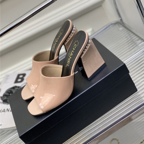 High Quality Luxury Chanel Advanced Handmade High-Heeled Sandals – Style 97254 product detail