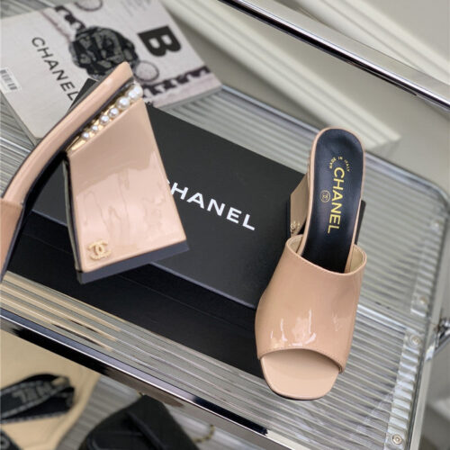 High Quality Luxury Chanel Advanced Handmade High-Heeled Sandals – Style 97254 product detail