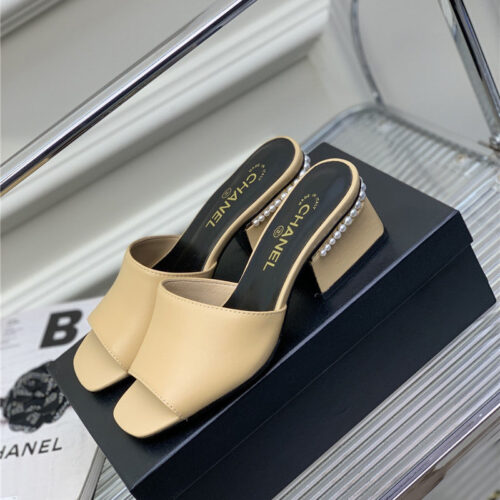 High Quality Luxury Chanel Advanced Handmade High-Heeled Sandals – Style 36806 product detail