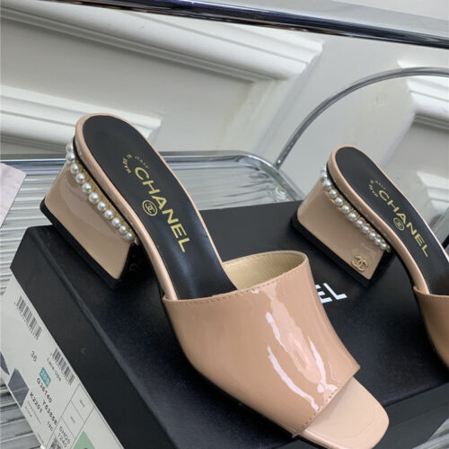 High Quality Luxury Chanel Advanced Handmade High-Heeled Sandals – Style 43590 product detail