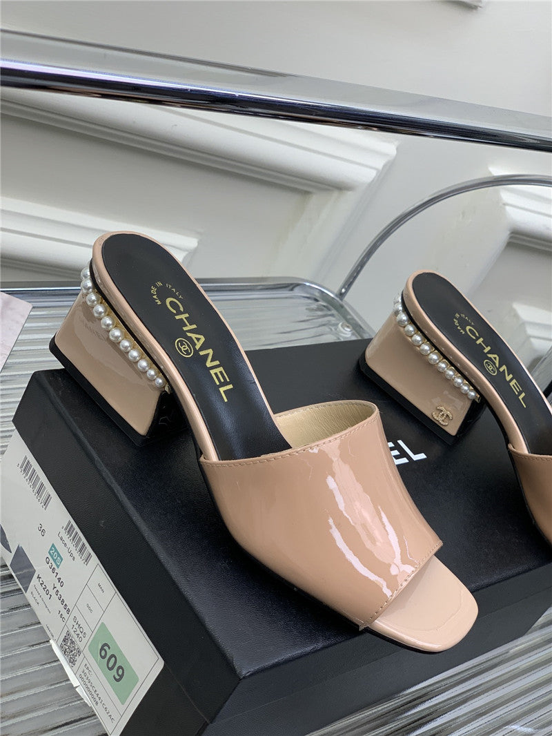 High Quality Luxury Chanel Advanced Handmade High-Heeled Sandals – Style 43590 product detail