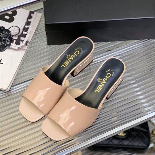 High Quality Luxury Chanel Advanced Handmade High-Heeled Sandals – Style 43590 product detail